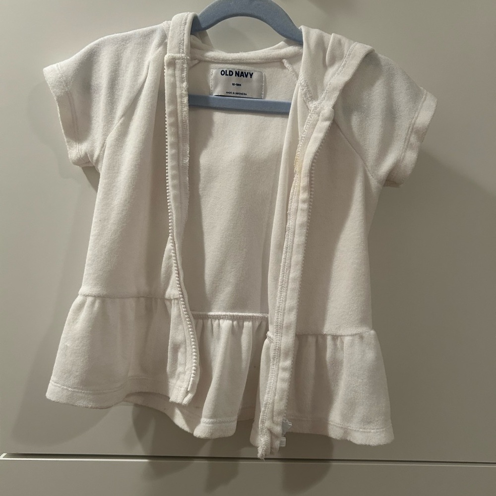 Old Navy Kids White Beach Cover Up